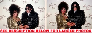 FOTOS MICHAEL JACKSON AMAa con LIZ TAYLOR 2xRARAS 8x10 - Imagen 1 de 1