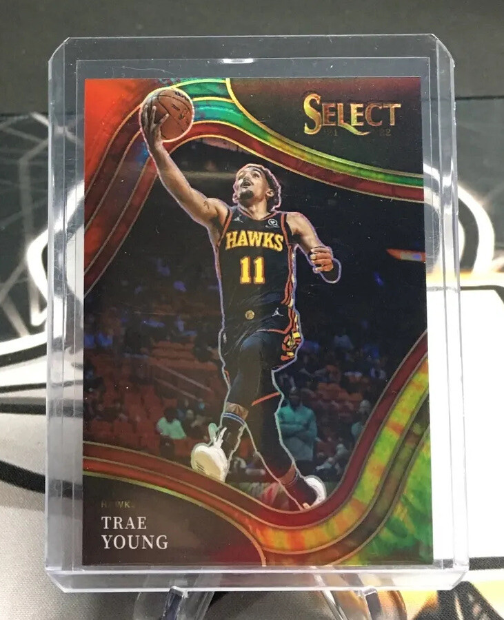 2021-22 Select Courtside Tie Dye Trae Young /25 HAWKS
