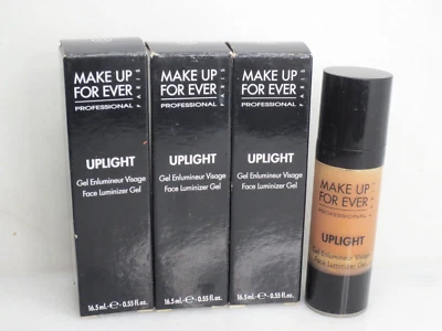 MAKE UP FOR EVER UPLIGHT FACE LUMINIZER GEL 33 0.55 OZ BOXED LOT OF 3 - Image 1 of 4