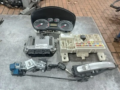 Set Di Centralina Motore Ford Focus C-Max DM 1.6 TDCi 0281012489 6M5112A650CH - Immagine 1 di 4