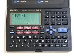 Casio Data Bank DC-8500 64kb Backlight Display - New Batteries Installed - Picture 1 of 6