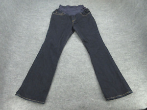 Old Navy Maternity Jeans Womens 12 Blue Bootcut Dark Wash Pants Denim Ladies 12