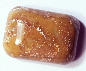 LOOSE GEMSTONE 100% NATURAL BROWN PICTURE JASPER 19.50 CT WITH FREE Gift - Picture 1 of 6