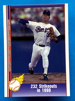 1991 Pacific Nolan Ryan Texas Express 232 Strikeouts in 1990 #73 - Image 1 of 2