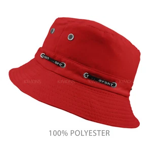 Bucket Hat Hunting Fishing Outdoor Boonie Visor Summer Cap Unisex 100% Cotton II - Picture 1 of 39