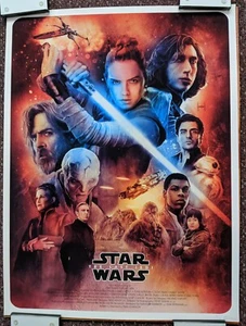 Rich Davies The Last Jedi Limited Edition Star Wars Print - Picture 1 of 1