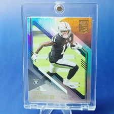 Henry Ruggs III PANINI HTF 2020 RAIDERS FOIL NO.36 INSERT CARD - MINT - W/CASE