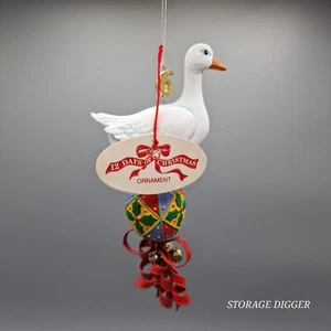 Vintage Department 56 12 Days of Christmas Ornament 6 Six Geese A-Laying 8" - Picture 1 of 8