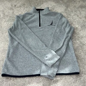 Youth Boy’s Nautica Quarter Zip Pullover Gray Size Small (12-14) - Picture 1 of 4