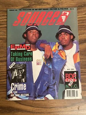 Vintage The Source Magazines No.18 February 1991 Featuring EPMD NM Deadstock HTF - Image 1 of 2