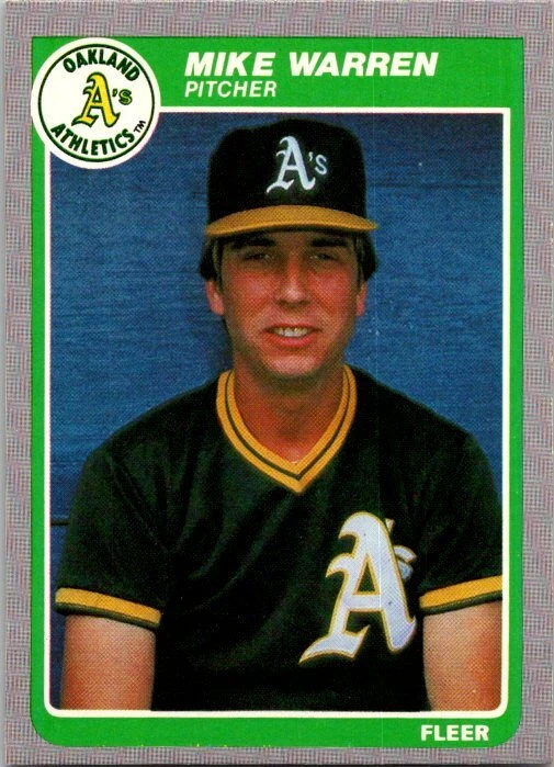 1985 Fleer Baseball 435 Mike Warren - Image 1 of 1