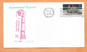 EXPERIMSNTAL PAYLOAD LAUNCHED BY ATLAS AGENA DEC 21,1972 PAFB SPACE COVER - Picture 1 of 1