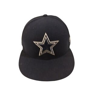 Dallas Cowboys NFL new era 59FIFTY Hat Mens 7 1/2 blue logo 