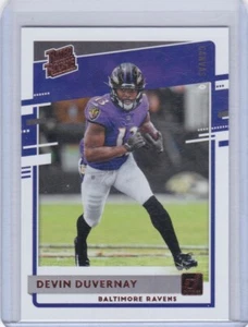 2020 Donruss Devin Duvernay Rated Rookie Canvas RC #329 Ravens - Picture 1 of 1