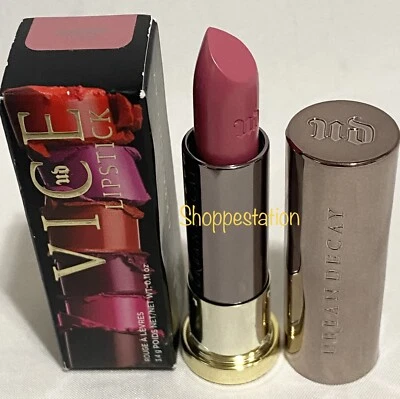 URBAN DECAY Vice Lipstick Shade DISOBEDIENT Cream Full Size .11oz / 3.4g - Image 1 of 2
