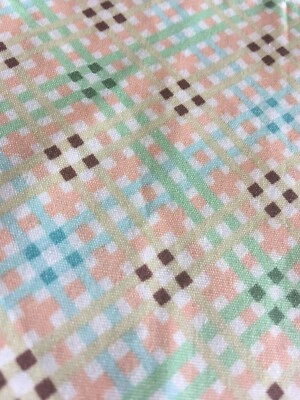 Cotton Fabric For Quilting, Patchwork And Crafts Green Beige Brown - Image 1 of 2
