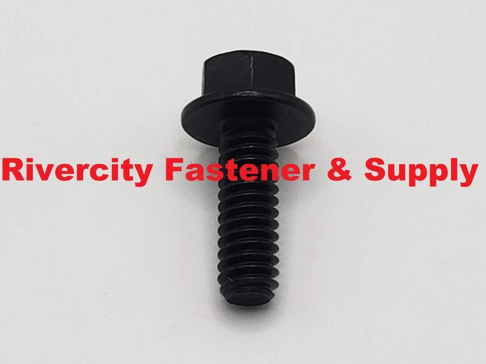 RIVERCITY FASTENER & SUPPLY (50) 1/4-20x3/4 Grade 8 Hex Head Flange / Frame bolt / Cap Screws 1/4x20x3/4