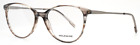 MOLESKINE MO1115 83 Brown Grey Womens Semi Cat Eye Eyeglasses 52-16-145 B:42 D