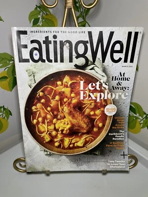 Eating Well Magazine March 2022 Let's Explore At Home & Away Issue - Imagem 1 de 2