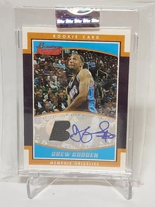 2002-03 Bowman Signature Drew Gooden Player Worn Jersey RC Auto /999 #SE-DGO - Picture 1 of 2