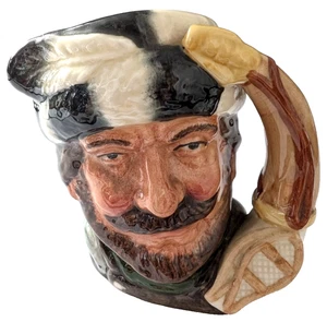 Vintage - THE TRAPPER - D6612 - Royal Doulton Toby Character Jug 1966 9cm VGC - Picture 1 of 6