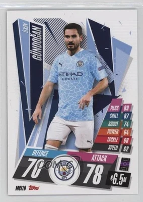 2020-21 Topps Match Attax UCL Manchester City FC Ilkay Gundogan İlkay Gündoğan - Image 1 of 2