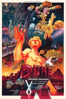 Alejandro Jodorowsky Dune Vintage Movie Poster Film Art Wall Decor, Noframe