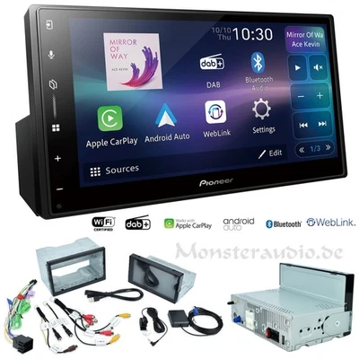 Pioneer SPH-DA77DAB 1-DIN 2-DIN Autoradio WiFi android auto apple carplay Touch - Bild 1 von 4