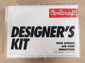 Kit de diseño Coilcraft C102-2 mini inductores de núcleo de aire de resorte 2,5 nH - 43 nH - Imagen 1 de 4