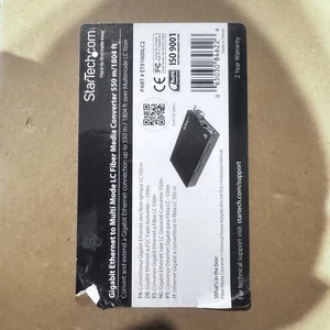 Gigabit Ethernet na tryb wielotrybowy, konwerter mediów światłowodowych LC - ET91000LC2 - Zdjęcie 1 z 4