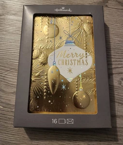 16 tarjetas de felicitación y sobres de Navidad sello navideño tarjetas en caja Navidad - Imagen 1 de 2