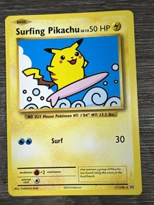 Evolutions - Surfing Pikachu - 111/108 LP Secret Rare Regular Pokémon - Picture 1 of 12