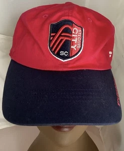Cappello berretto baseball St Louis City SC strapback logo ricamato calcio calcio calcio - Foto 1 di 11