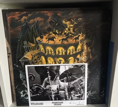 King Gizzard and The Lizard Wizard Phantom Island Vinyl LP w Photo NEW - Image 1 of 4