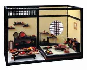 Miniature Craft Kit Japanese Lacquerware Shop Large Sousaku Rakuza MADE IN JAPAN - Picture 1 of 3