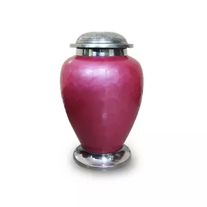 Pink Cremation Urns with Bag Adult Engraved Funeral Keepsake Box Human Ashes - Picture 1 of 4