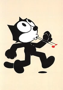 #K281 TARJETA POSTAL DE PERSONAJE DE DIBUJOS ANIMADOS, FÉLIX EL GATO - Imagen 1 de 2