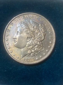 1883 Philadelphia Morgan Silver Dollar BU Details Beautiful Toning High Grade - Picture 1 of 7