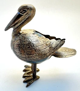 Vintage Figur Silberfigur 925 Silber Vogel Mexiko Edelstein Pelikan 5,5x7cm - Bild 1 von 7