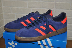 Authentic New Adidas Originals Munchen Trainers Blue/Red Sneakers,US12/UK11.5