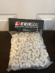 Kwik Goal Kwik Lock Clip per Rete da Calcio 100 Clip NOS - Foto 1 di 4