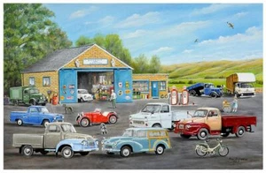 Rompecabezas Roy Didwell The Old Garage 1000 piezas 690 mm x 480 mm (jg) - Imagen 1 de 1