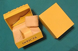 Leere Vintage große Invicta leere Uhrenbox mit Montagepad & Original Box - Bild 1 von 6