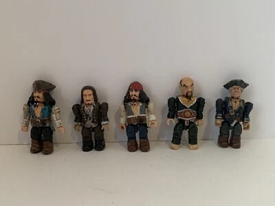 Mega Blocks Pirates Of The Caribbean Mini Figures Lot - Image 1 of 4