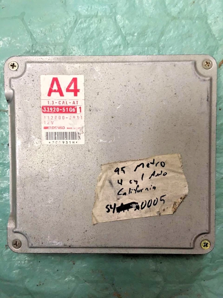 33920-51G61 ecm ecu computer 1995 Chevrolet Geo Metro - Image 1 of 1