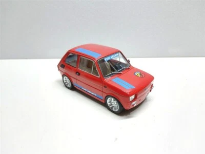 Fiat 126 Abarth Rosso del 1972 - 1/18 Artigianale base MCG - Immagine 1 di 4