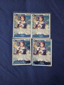 Tashigi R Op06-050 4 Pieces One Piece Card Blue - Picture 1 of 1