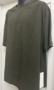 Camisa Lululemon On Time Manga Corta Verde Para Hombre XL LM3AHAS Malla Ligera - Imagen 1 de 9