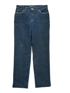 Dismero Womens Straight-Leg Denim Jeans Made In Italy Size 29 - Picture 1 of 12