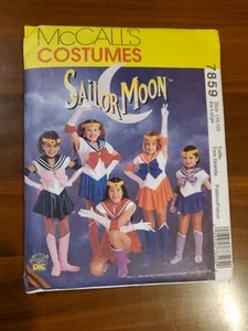 McCall's 7859 Sailor Moon Sewing Pattern Costumes Girls XL 10-12 New FF  - Picture 1 of 4